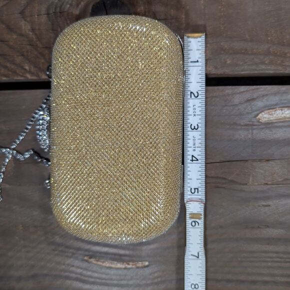 Shimmering Gold and Silver Evening Clutch - Picture 6 of 7